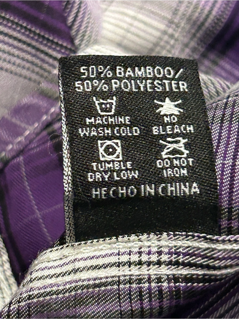 DIXXON Flannel Co 65 Roses Bamboo Short Sleeve Button Up Men's Size XL Purple - Picture 8 of 8